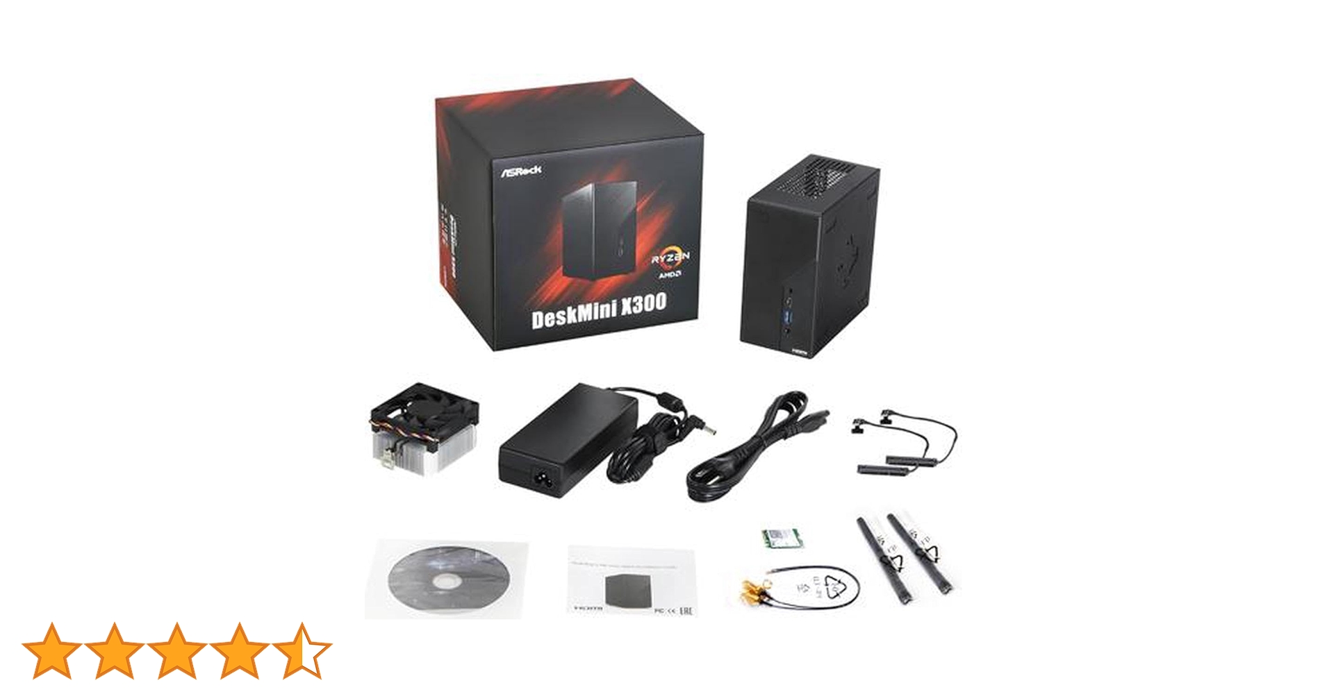 Amazon.co.jp: ASRock DESKMINI X300W ベアボーン : パソコン・周辺機器